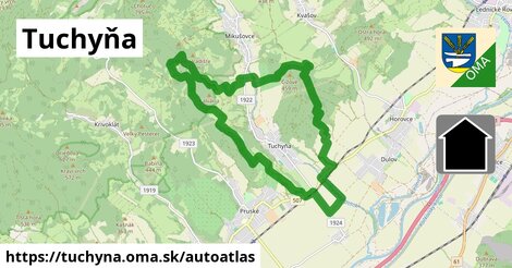 ikona Mapa autoatlas v tuchyna