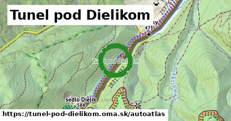 ulice v Tunel pod Dielikom