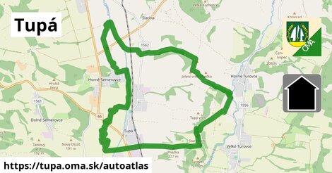 ikona Mapa autoatlas v tupa