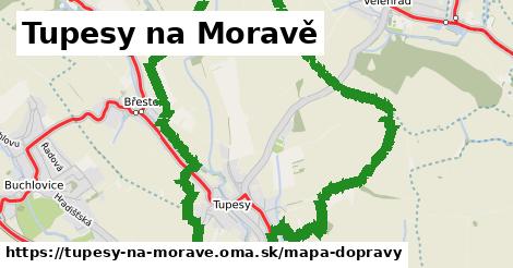 ikona Mapa dopravy mapa-dopravy v tupesy-na-morave