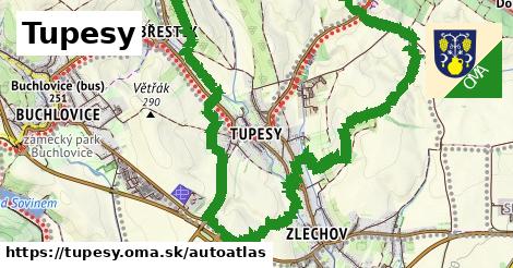 ikona Mapa autoatlas v tupesy