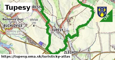 ikona Tupesy: 0 m trás turisticky-atlas v tupesy