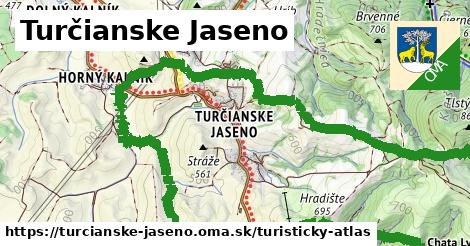 ikona Turistická mapa turisticky-atlas v turcianske-jaseno