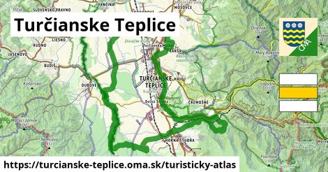 ikona Turistická mapa turisticky-atlas v turcianske-teplice