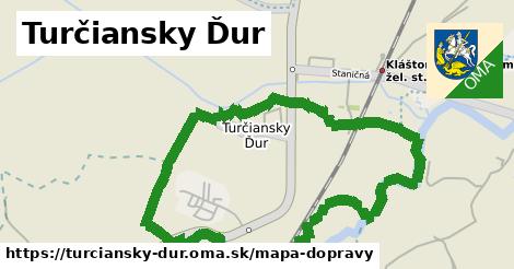 ikona Mapa dopravy mapa-dopravy v turciansky-dur