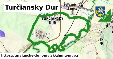 ikona Zimná mapa zimna-mapa v turciansky-dur
