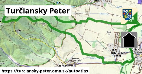 ikona Mapa autoatlas v turciansky-peter