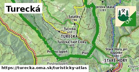 ikona Turistická mapa turisticky-atlas v turecka