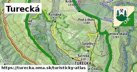 ikona Turistická mapa turisticky-atlas v turecka