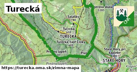 ikona Zimná mapa zimna-mapa v turecka