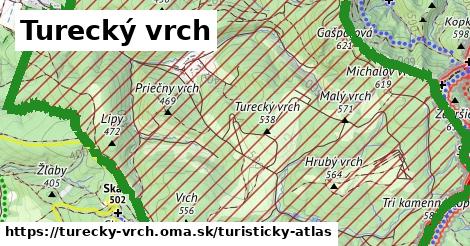 ikona Turecký vrch: 10,3 km trás turisticky-atlas v turecky-vrch