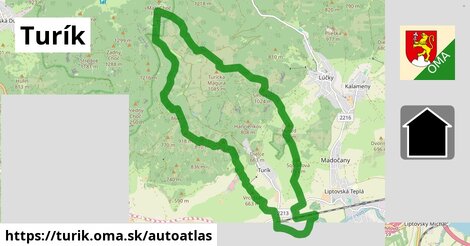 ikona Mapa autoatlas v turik