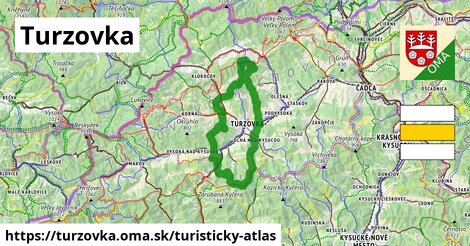 ikona Turistická mapa turisticky-atlas v turzovka