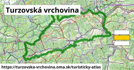ikona Turistická mapa turisticky-atlas v turzovska-vrchovina