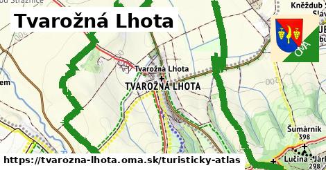 ikona Turistická mapa turisticky-atlas v tvarozna-lhota