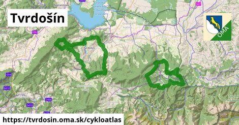 ikona Tvrdošín: 21 km trás cykloatlas v tvrdosin