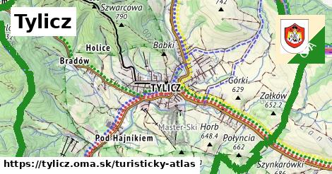 ikona Turistická mapa turisticky-atlas v tylicz