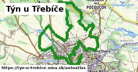 ikona Mapa autoatlas v tyn-u-trebice