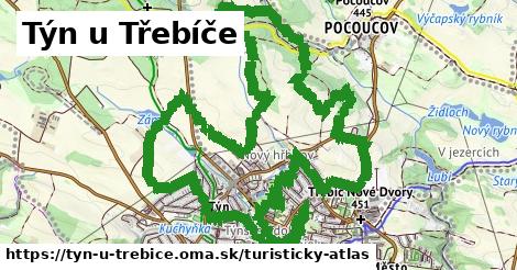 ikona Turistická mapa turisticky-atlas v tyn-u-trebice