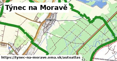 ikona Mapa autoatlas v tynec-na-morave