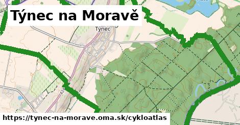 ikona Týnec na Moravě: 7,6 km trás cykloatlas v tynec-na-morave