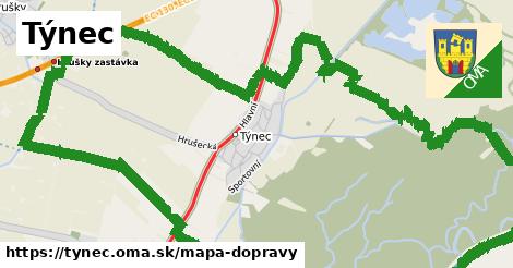 ikona Mapa dopravy mapa-dopravy v tynec