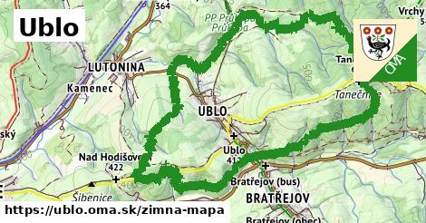 ikona Zimná mapa zimna-mapa v ublo