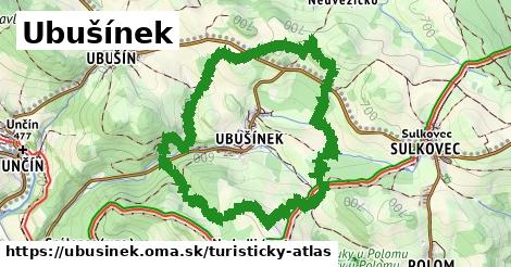 ikona Turistická mapa turisticky-atlas v ubusinek