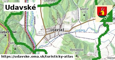 ikona Turistická mapa turisticky-atlas v udavske