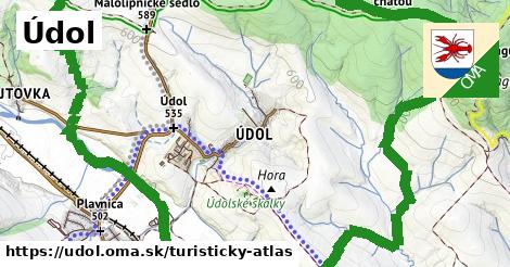 ikona Turistická mapa turisticky-atlas v udol