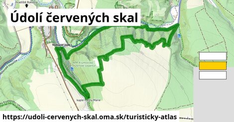 ikona Turistická mapa turisticky-atlas v udoli-cervenych-skal