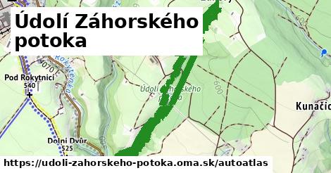 ikona Mapa autoatlas v udoli-zahorskeho-potoka