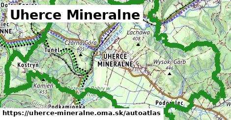 ikona Mapa autoatlas v uherce-mineralne