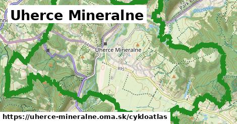 ikona Cyklo cykloatlas v uherce-mineralne