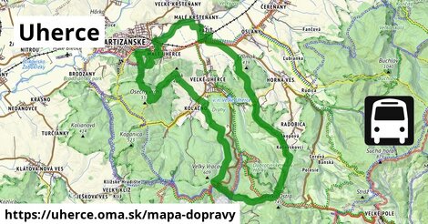 ikona Mapa dopravy mapa-dopravy v uherce