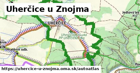 ikona Mapa autoatlas v uhercice-u-znojma