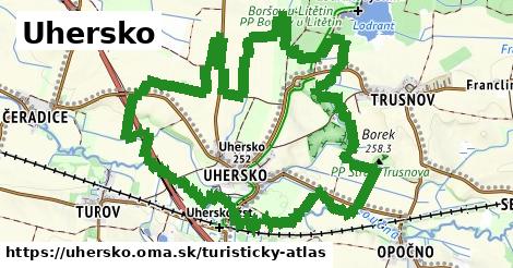 ikona Turistická mapa turisticky-atlas v uhersko