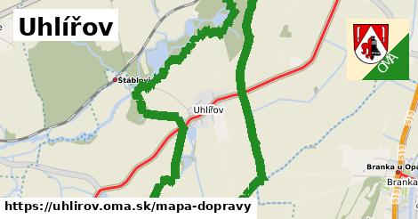 ikona Mapa dopravy mapa-dopravy v uhlirov