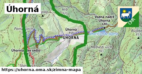 ikona Zimná mapa zimna-mapa v uhorna