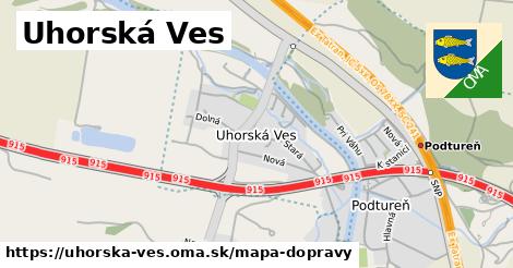 ikona Mapa dopravy mapa-dopravy v uhorska-ves