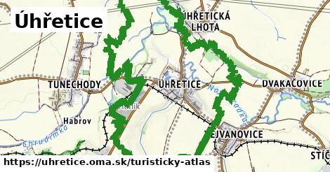 ikona Turistická mapa turisticky-atlas v uhretice