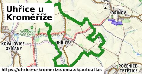 ikona Mapa autoatlas v uhrice-u-kromerize