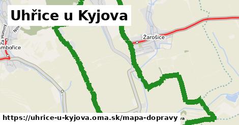 ikona Uhřice u Kyjova: 8,7 km trás mapa-dopravy v uhrice-u-kyjova