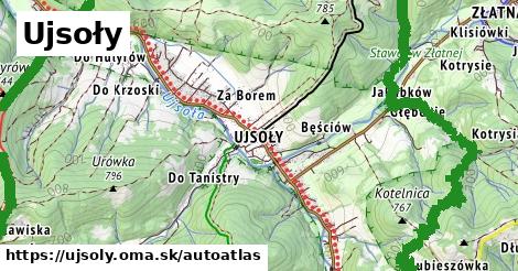 ulice v Ujsoły