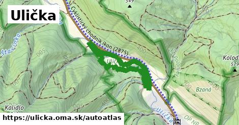 ikona Mapa autoatlas v ulicka