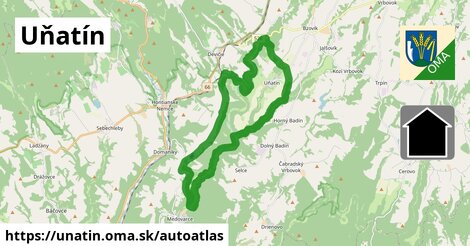 ikona Mapa autoatlas v unatin