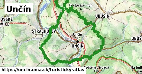 ikona Turistická mapa turisticky-atlas v uncin