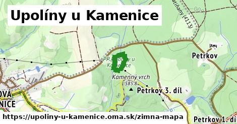 ikona Upolíny u Kamenice: 0 m trás zimna-mapa v upoliny-u-kamenice