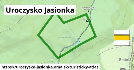 ikona Turistická mapa turisticky-atlas v uroczysko-jasionka