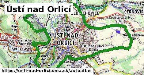 ikona Mapa autoatlas v usti-nad-orlici